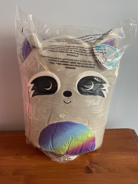 Squishmallows Other - Squishmallows Max Rainbow Raccoon 12" Plush